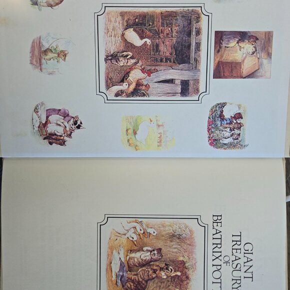 3/$35🌼 Vintage 1980s The Giant Treasury of Beatrix Potter Hardcover - Picture 3 of 7